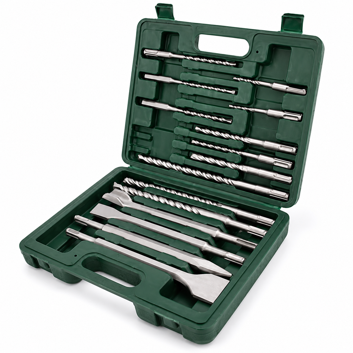 Coffret de 17 forets et burins SDS Plus pour béton