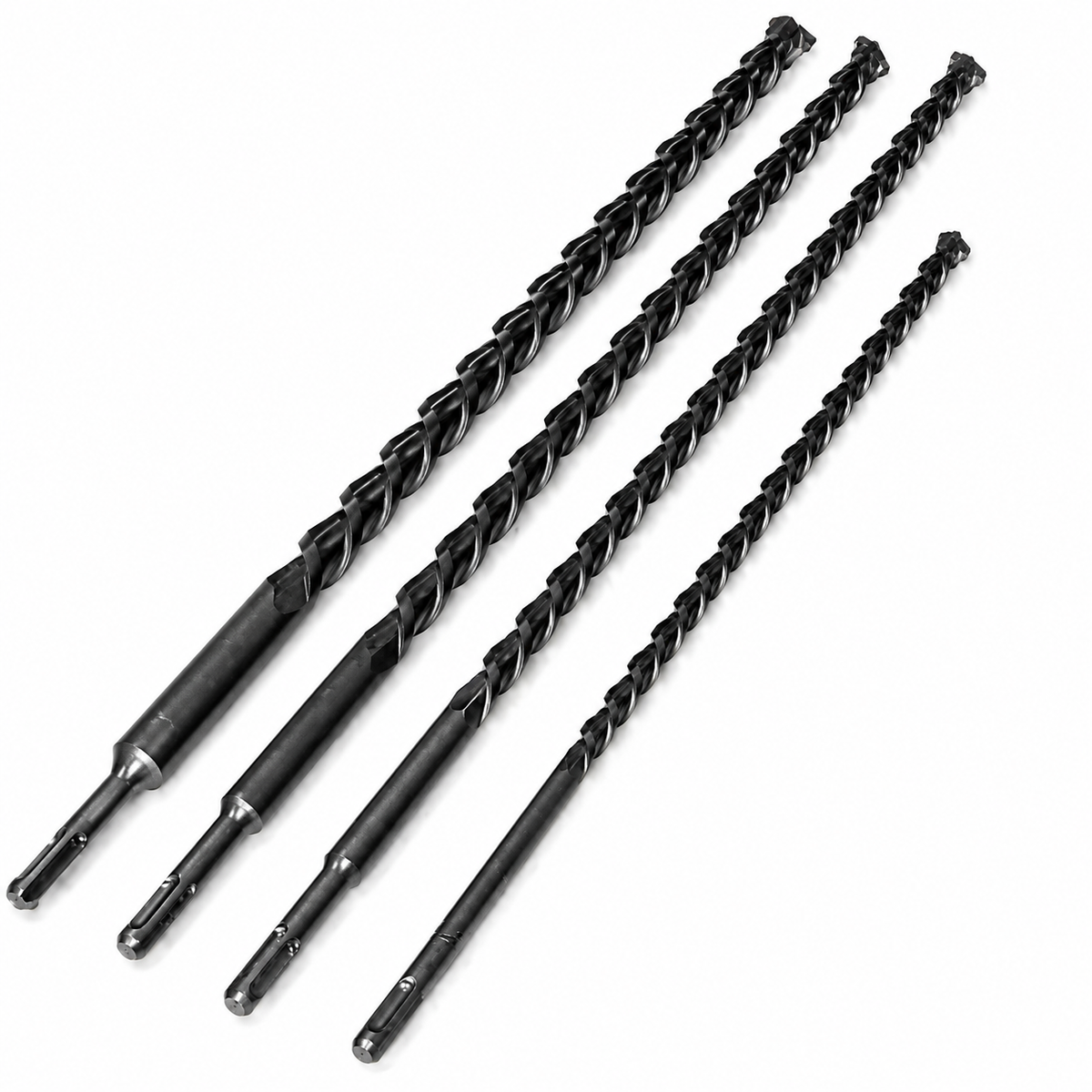 Jeu de 4 forets béton SDS Plus 600 mm – Ø 16, 18, 22 et 25 mm