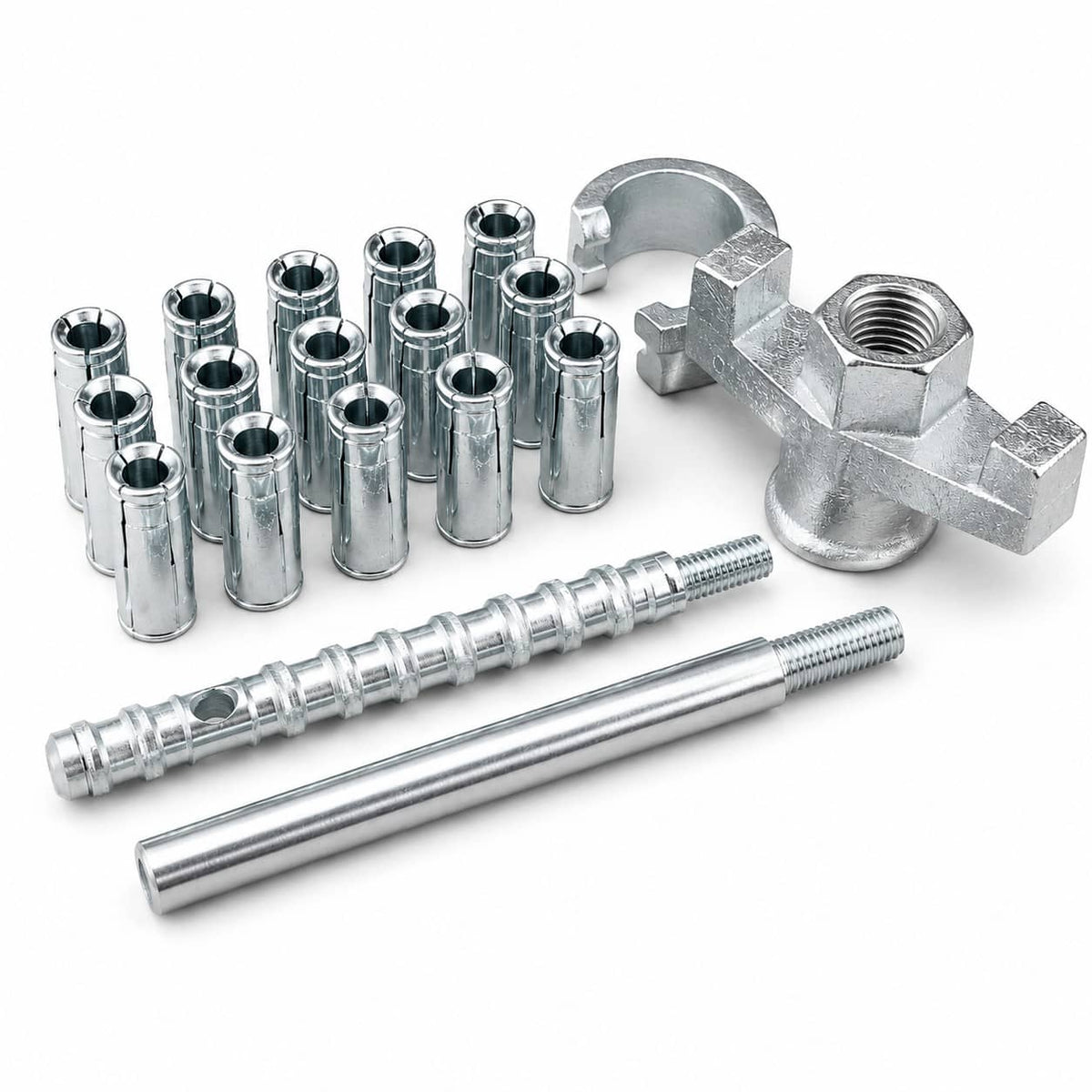 Kit de fixation murale pur carotteuse avec 10 chevilles